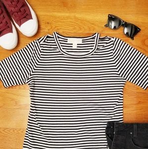 😎Michael Kors Striped Tee😎